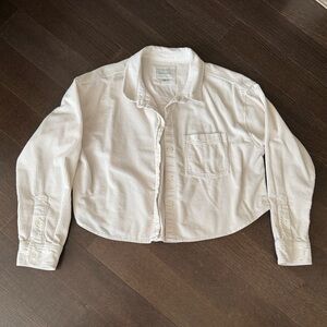 Off White Button-Up Shirt
